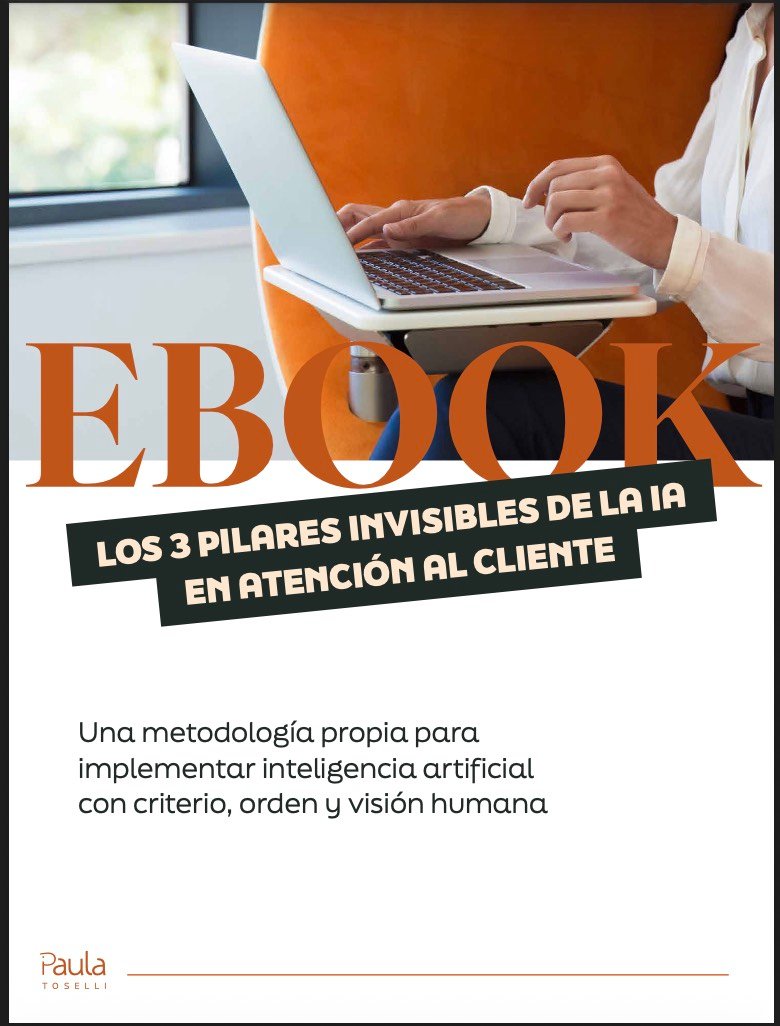 Portada del eBook «Los 3 pilares invisibles de la IA en atención al cliente»